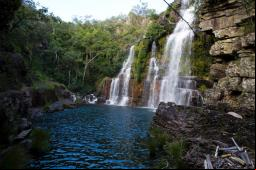 Cachoeira almecegas (Alto Paraiso) Foto: Silvio Quirino-Goi